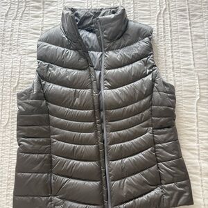 The North Face Jacket Vest 550 Down Lightweight Gray Women's size L